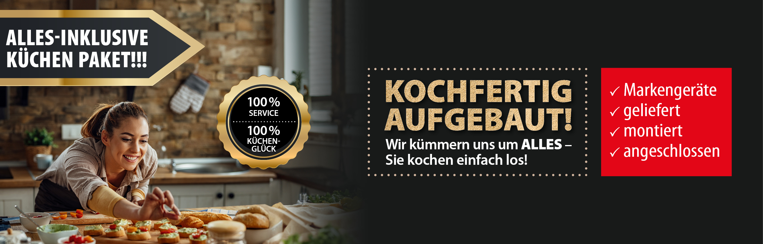 All-Inklusive Küchen Service der Wohnwelt