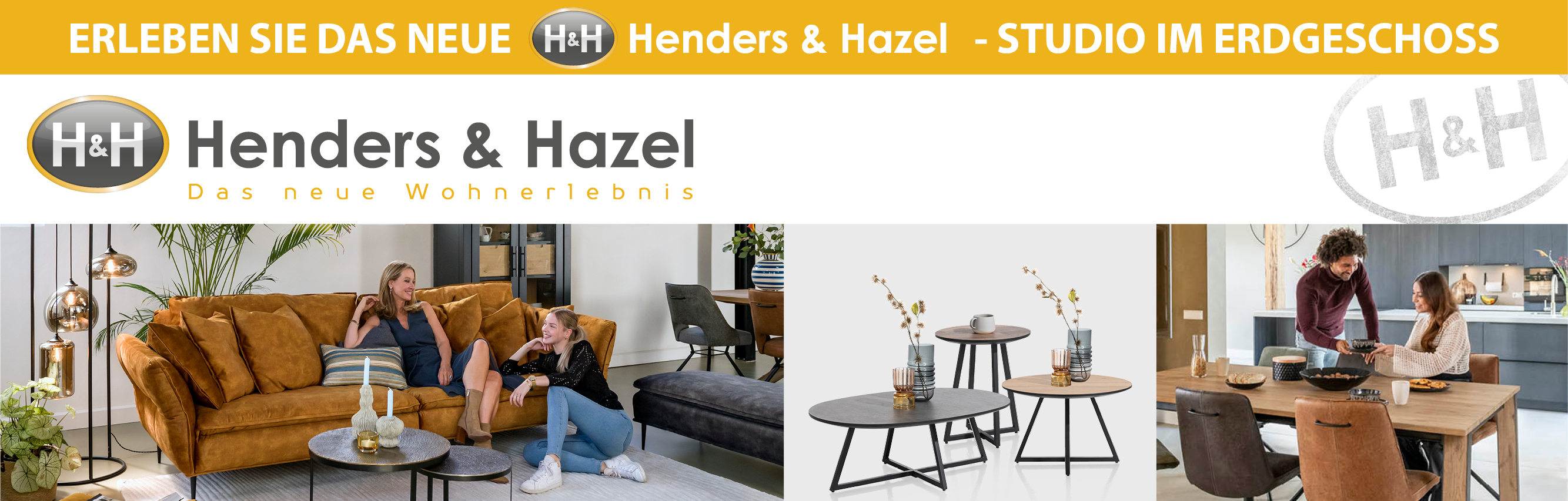 Startseiten Teaser der Wohnwelt zum Thema des Henders & Hazel Markenstudios. In der Wohnwelt gibt es jetzt ein neues Studio der Marke Henders and Hazel. 