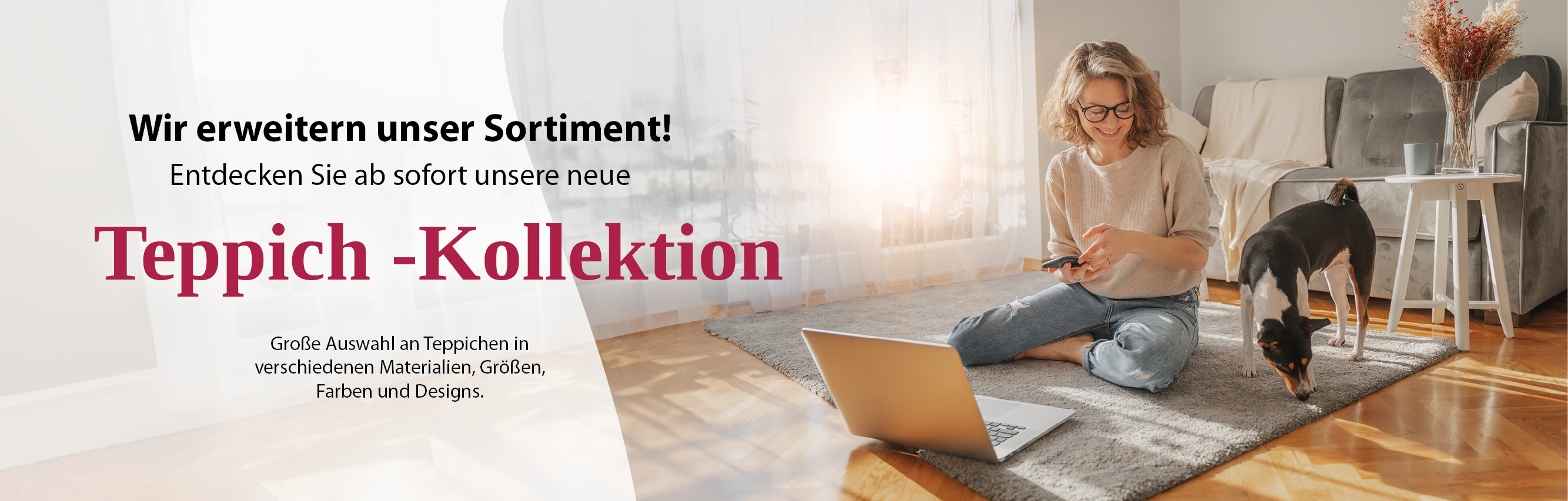 Neue Teppich-Kollektion in der Wohnwelt